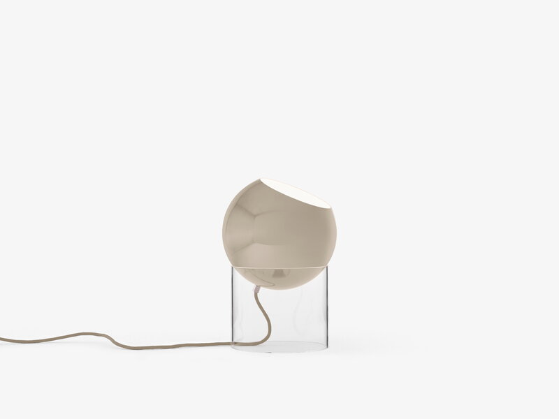 &Tradition Topan VP13 table lamp, clear - grey beige, extra image