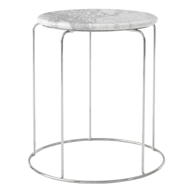 &Tradition Wire Stool VP11 Sitzfläche, Bianco-Carrara-Marmor, extrabild