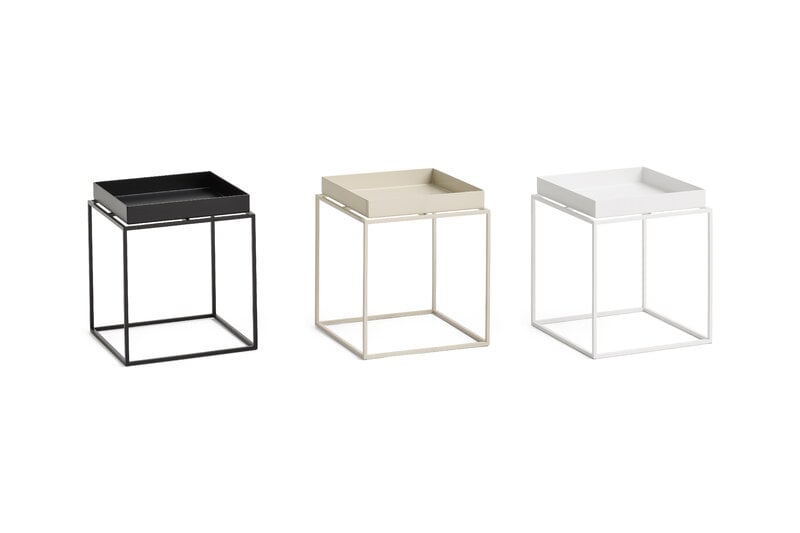 HAY Tray table, small, black, view 3