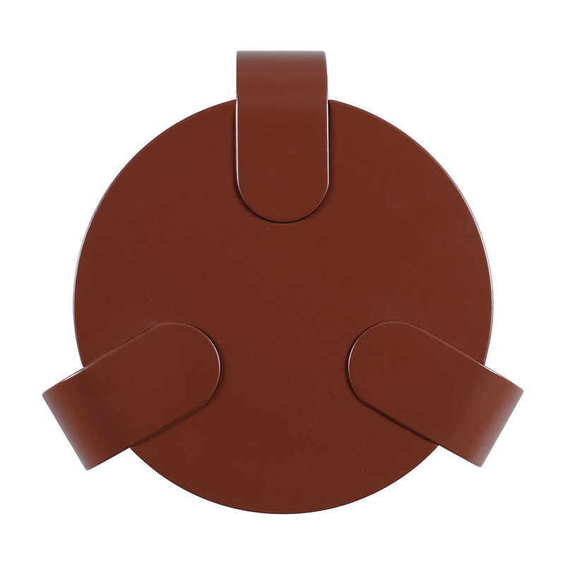 Muoto Collection Lulu stool, dark brick, extra image