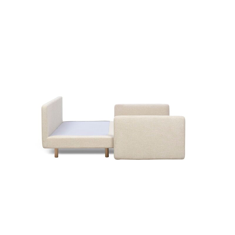 Interface Twin sofa bed, beige Leaf 01, extra image