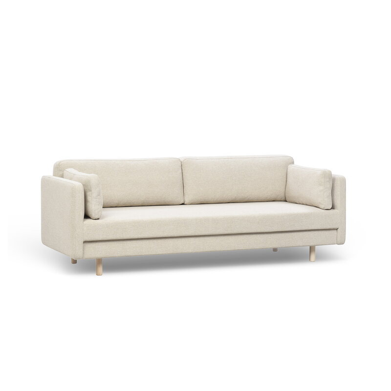 Interface Twin sofa bed, beige Leaf 01, extra image