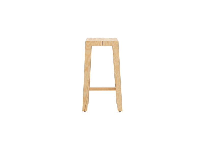 Vaarnii 016 Maasto barstool, 65 cm, pine, view 5