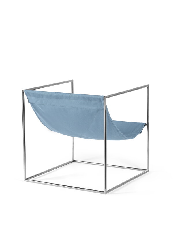valerie_objects Solo Sitz, Edelstahl - hellblau, extrabild