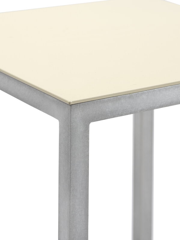 valerie_objects Sgabello da bar Alu, M, avorio, immagine extra