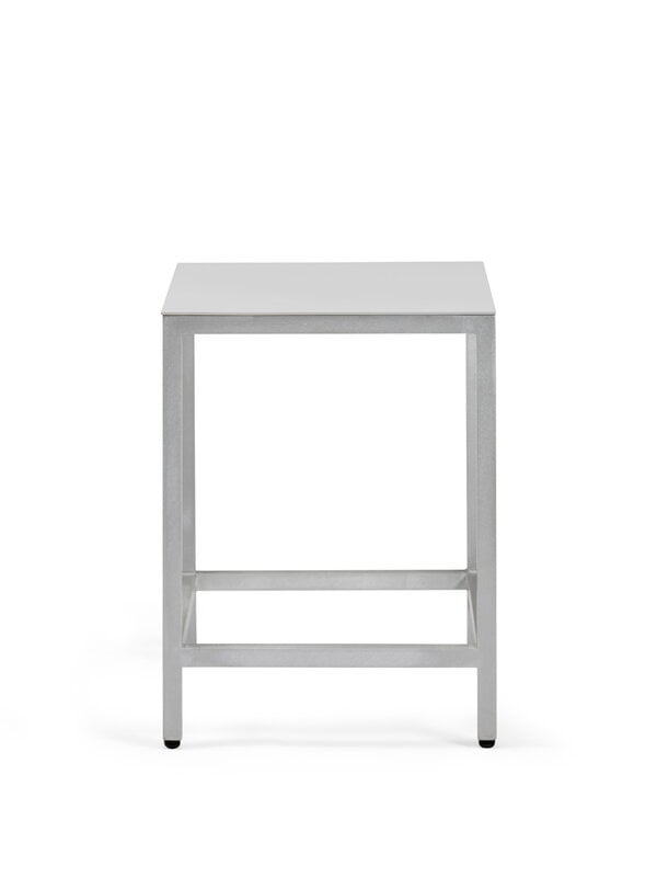 valerie_objects Alu stool, S, alu, view 4