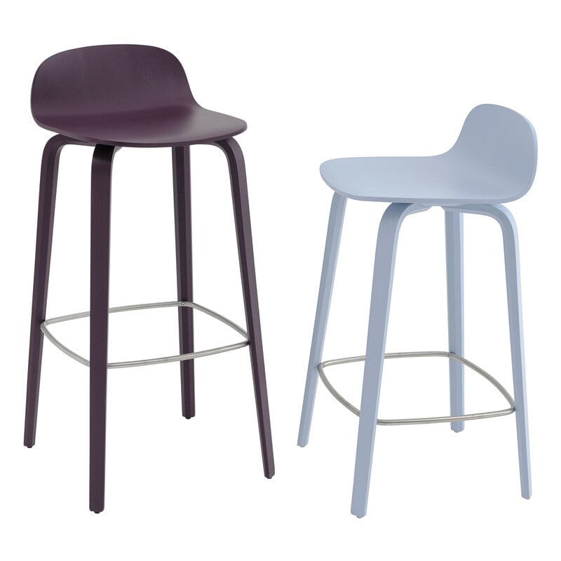 Muuto Visu counter stool, 65 cm, light blue, extra image
