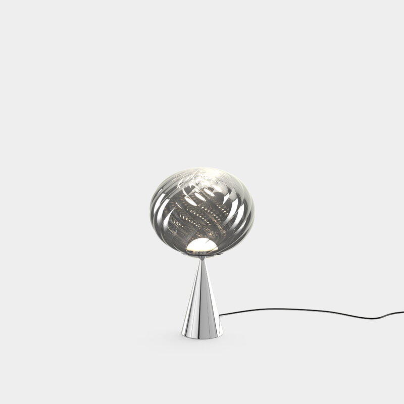 Tom Dixon Whirl Cone Fat table lamp, silver, extra image
