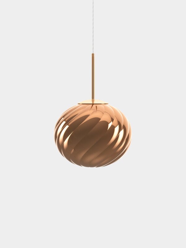 Tom Dixon Whirl riippuvalaisin, 30 cm, kupari, näkymä 2