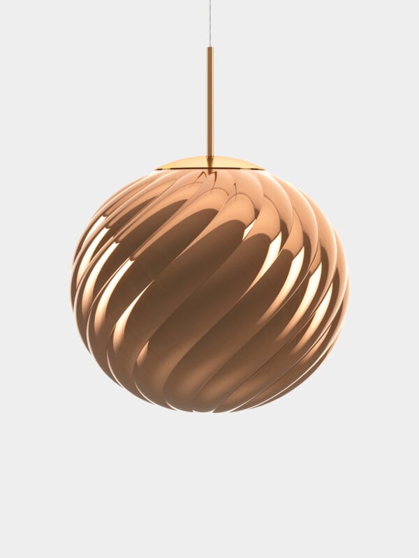Tom Dixon Whirl riippuvalaisin, 45 cm, kupari, näkymä 3