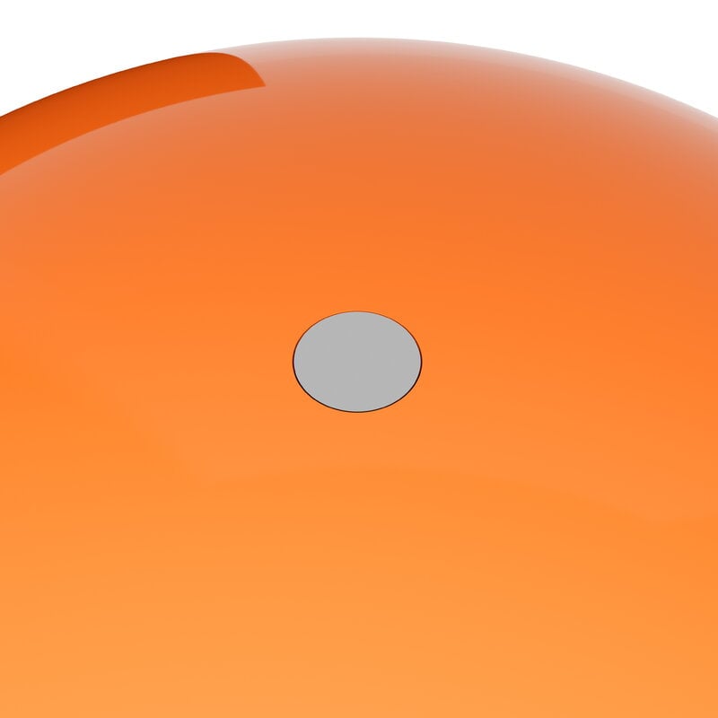 Verpan Wire Portable lámpara de mesa, 18 cm, cromo - naranja, imagen extra