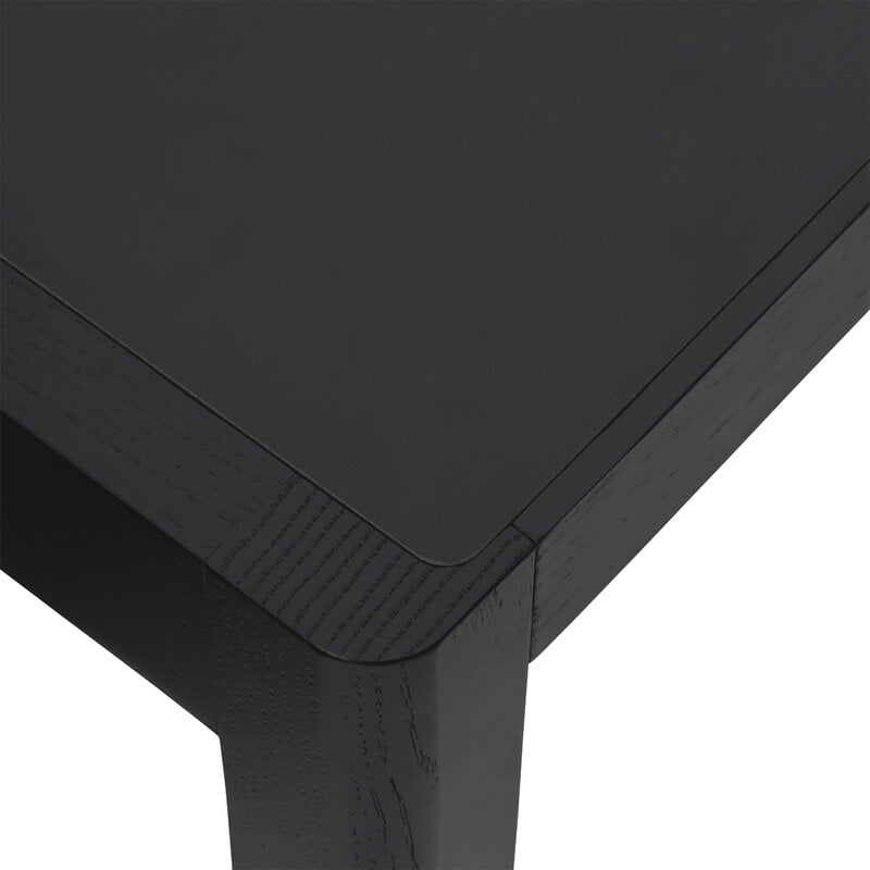 Marked telex Sada Workshop table, 200 x 92 cm, black - black linoleum | Finnish Design Shop