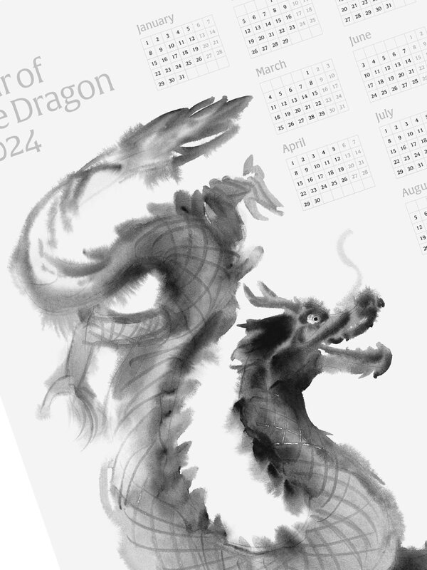 Chinese Dragon drawing Poster for Sale by Pencil-Art