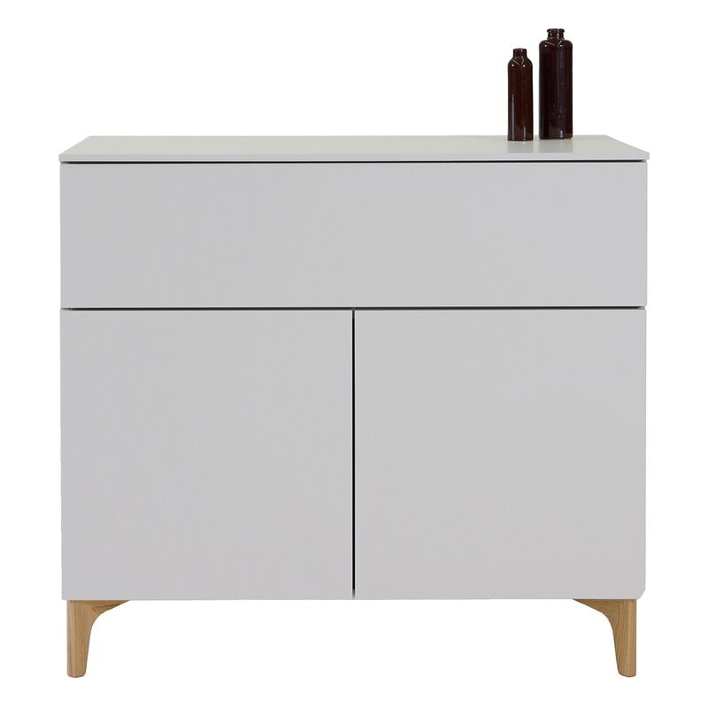 Lundia Fuuga sideboard with drawer and doors, 96 cm, low, cashmere - oak, extra image