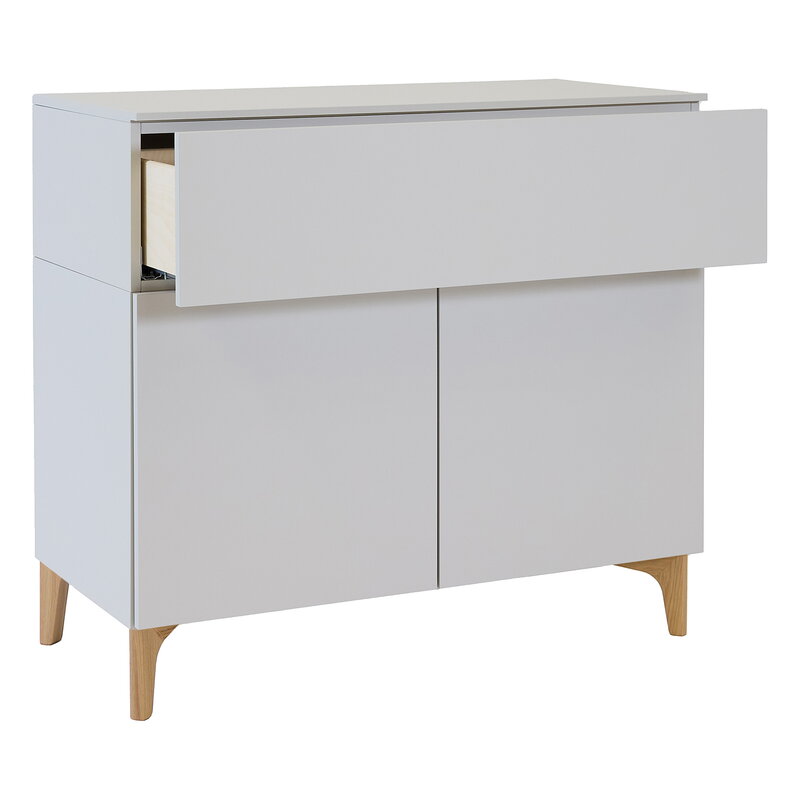 Lundia Fuuga sideboard with drawer and doors, 96 cm, low, cashmere - oak, extra image