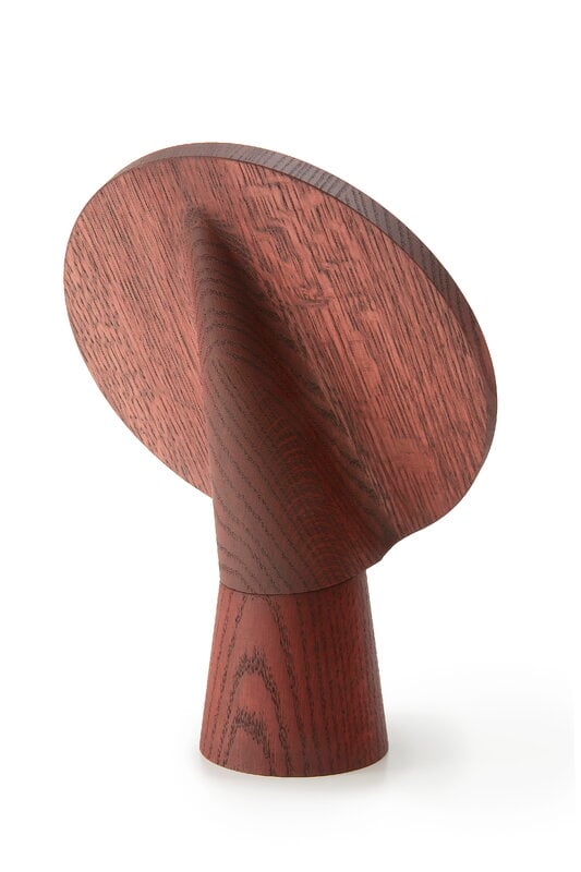 Wooden Kuvastin peili, iso, punainen, näkymä 4