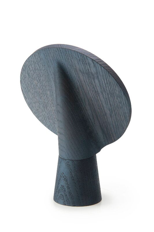 Wooden Specchio Kuvastin, grande, blu, vista 5