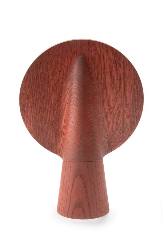 Wooden Kuvastin peili, iso, punainen, näkymä 3