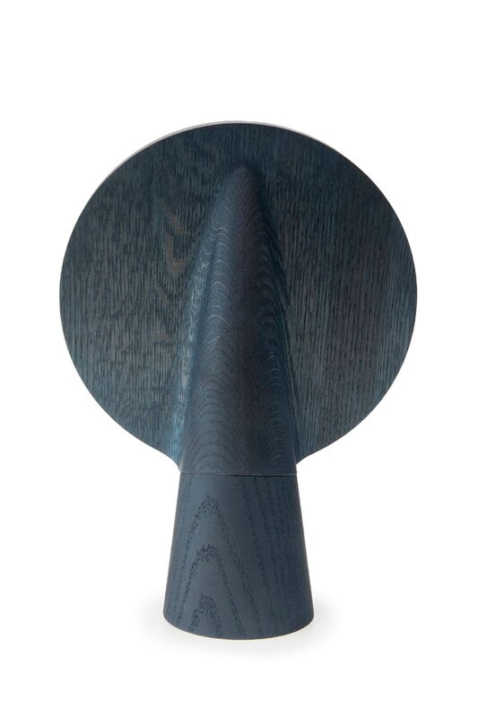 Wooden Specchio Kuvastin, grande, blu, vista 3