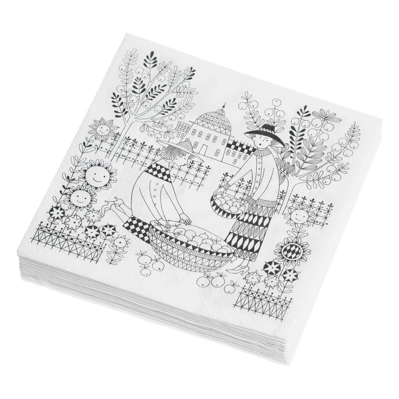 Arabia Emilia paper napkin, 33 x 33 cm, 20 pc, extra image
