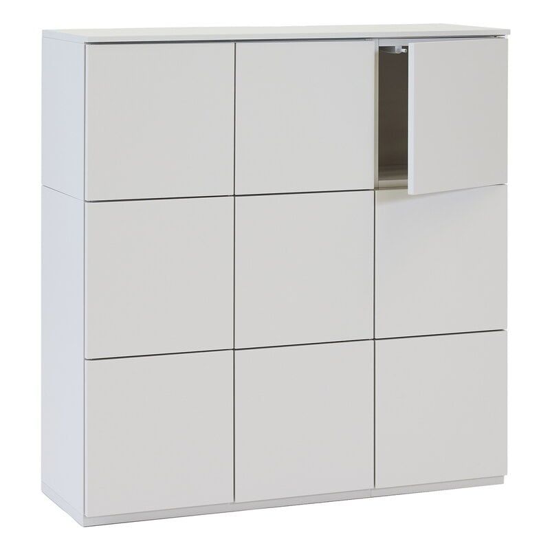 Lundia Fuuga cabinet, 96 cm, 9 doors, cashmere, extra image