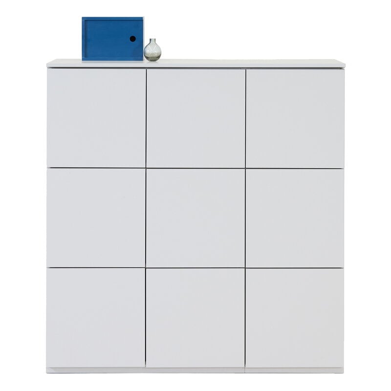 Lundia Fuuga cabinet, 96 cm, 9 doors, cashmere, extra image