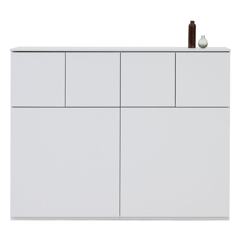 Lundia Fuuga cabinet, 128 cm, large and small doors, cashemere, extra image
