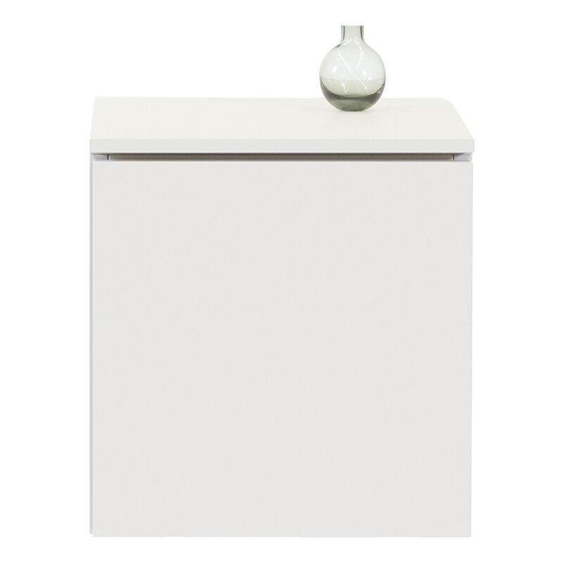 Lundia Fuuga nightstand with drawer, wall mounting, cashmere, view 2