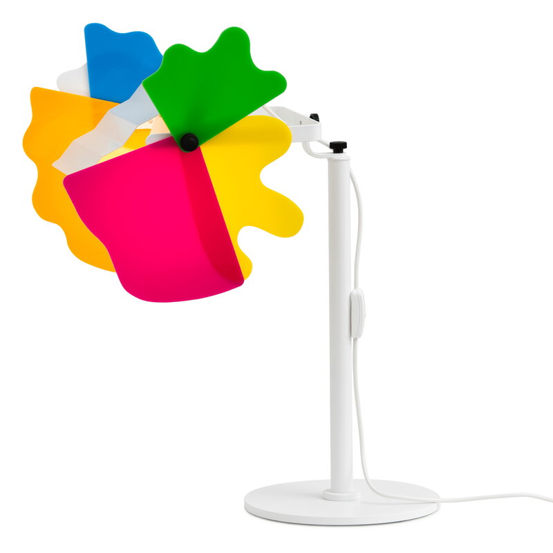 Innolux Lámpara de mesa Perhonen, blanco - multicolor, imagen extra