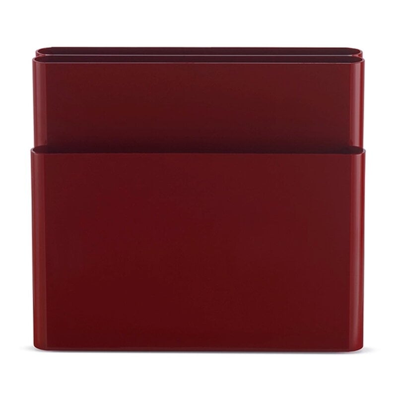 Kartell Magazine Rack, burgundy | Finnish Design Shop