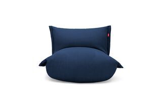 Fatboy The BonBaron Slim fauteuil lounge, corde recyclée bleu profond, image extra