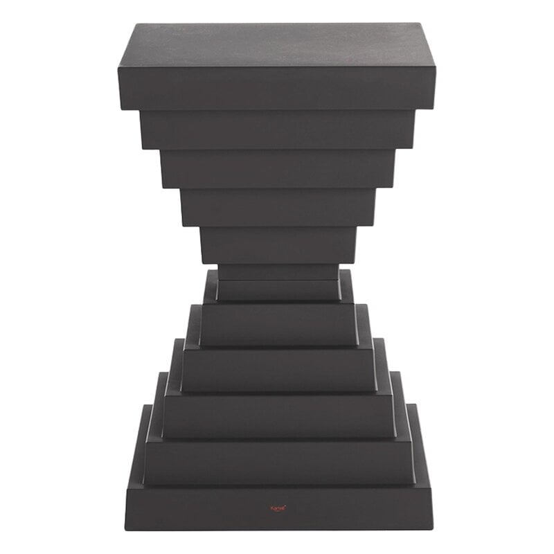 Kartell Prince Ohoh stool, charcoal, view 3