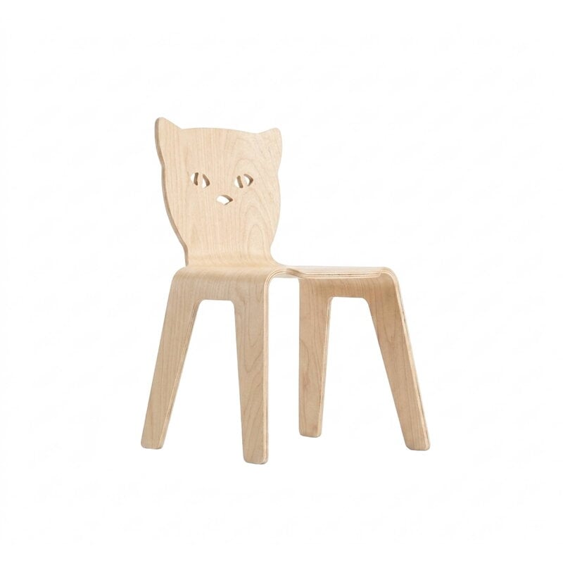Articul Creatures chair, cat, birch veneer, view 4