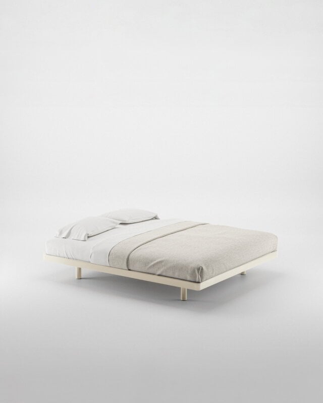 ReFramed MC-1 bed frame with slats, ivory, extra image