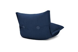Fatboy The BonBaron Slim fauteuil lounge, corde recyclée bleu profond, image extra