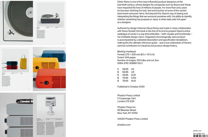 Dieter Rams: The Complete Works+crystalchambers.co.uk