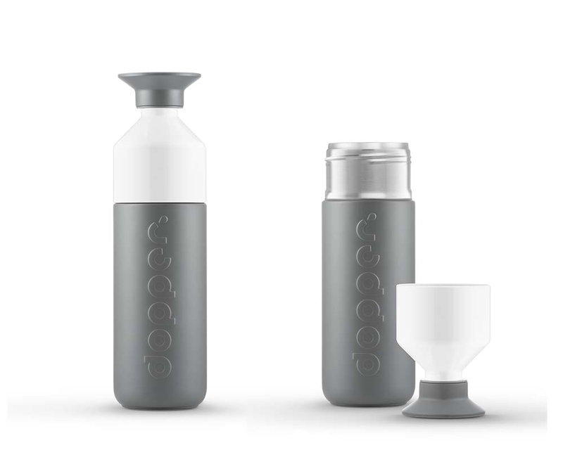 Zegenen schommel vacht Dopper drinking bottle 0,58 L, insulated, glacier grey | Finnish Design Shop