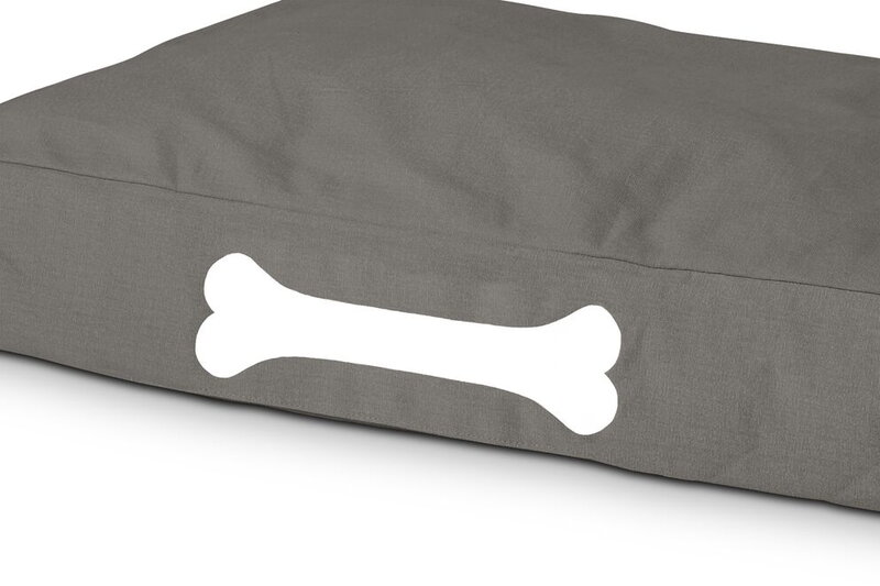 Fatboy Doggielounge, small, recycled canvas charcoal grey, extra image