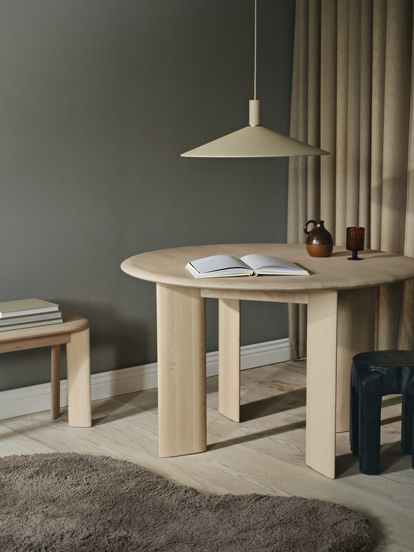 Ferm Living Socket Pendant Low, cashmere, view 3