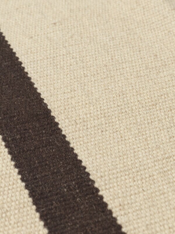Ferm Living Calm Kelim mat, 50 x 70 cm, off-white - coffee, extra image