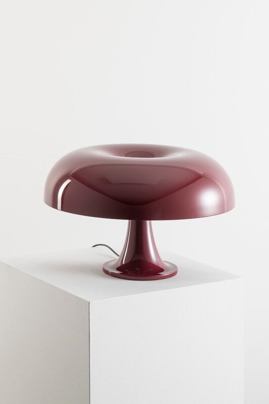 Artemide Nesso table lamp, ruby red, special edition, view 3