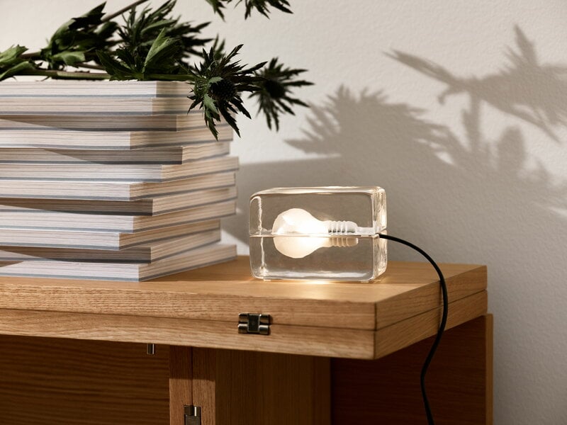 Design House Stockholm Mini Block Lamp, black cord | Finnish 