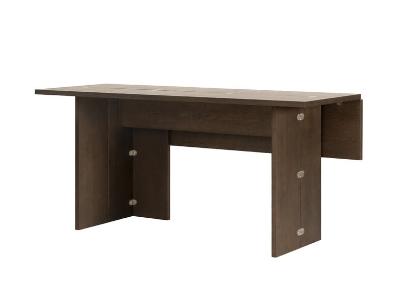 Design House Stockholm Flip table, dark oak, view 4