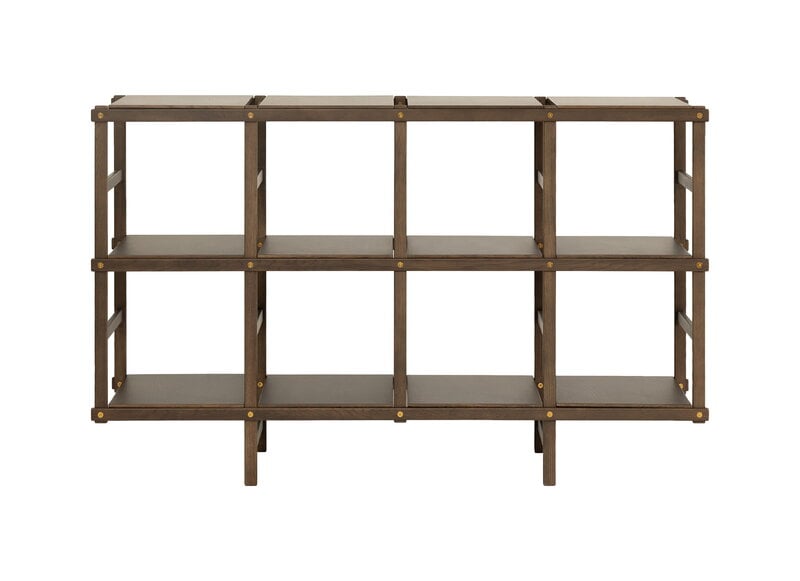 Design House Stockholm Frame hylly, tumma tammi, näkymä 2