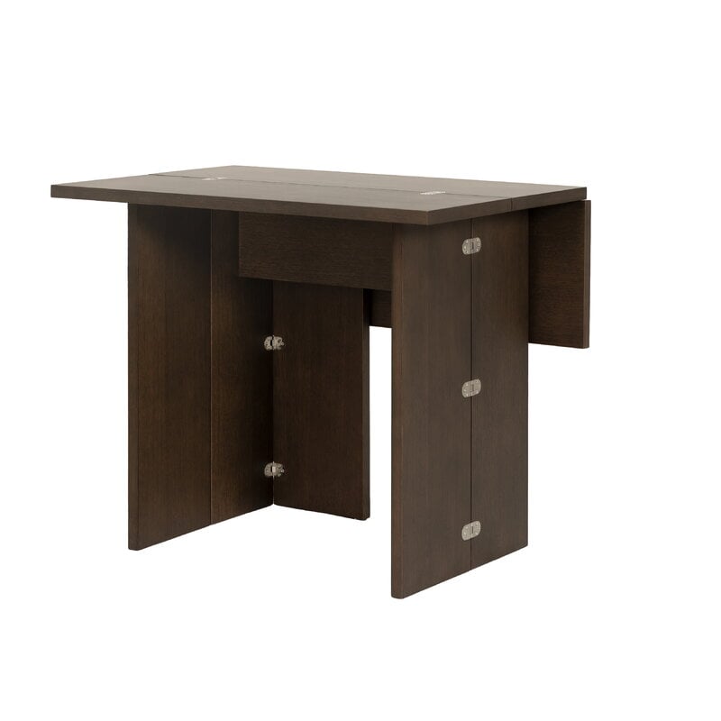 Design House Stockholm Flip table, XS, dark oak, view 5