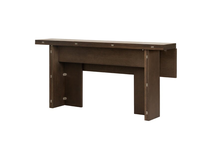 Design House Stockholm Flip table, dark oak, view 2
