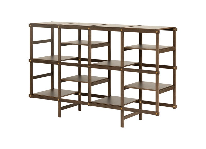 Design House Stockholm Frame hylly, tumma tammi, näkymä 4