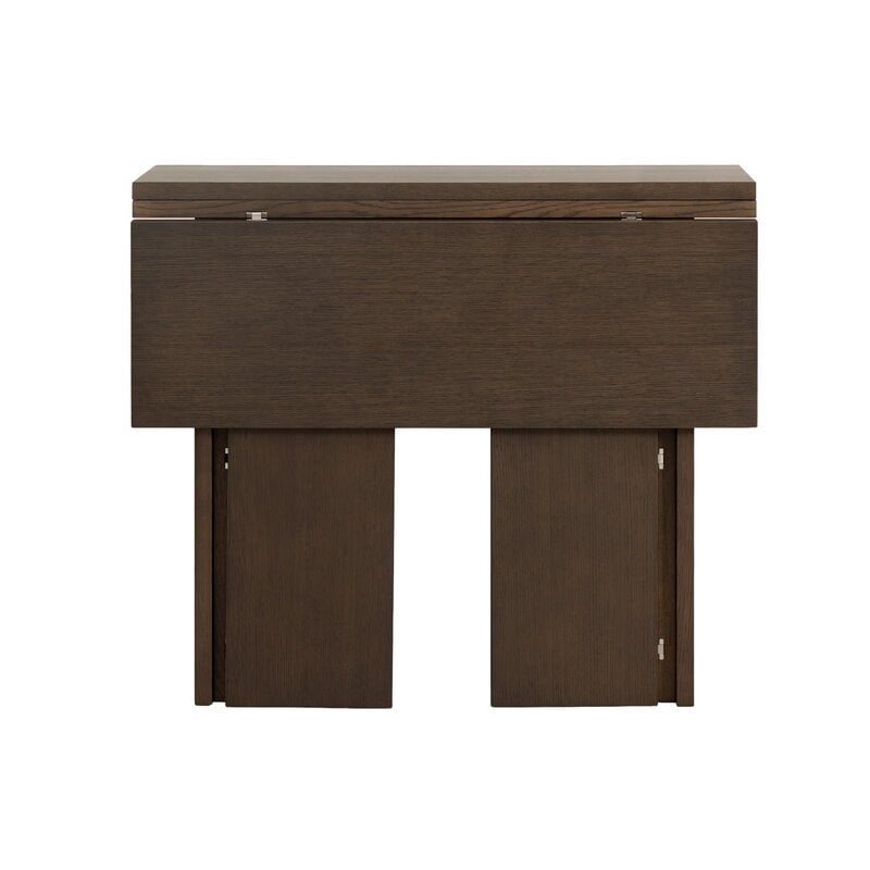 Design House Stockholm Flip table, XS, dark oak, view 2