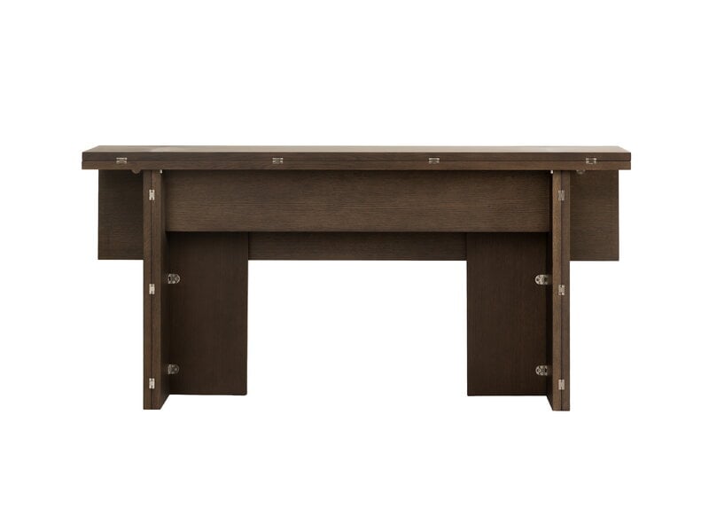 Design House Stockholm Flip table, dark oak, view 3