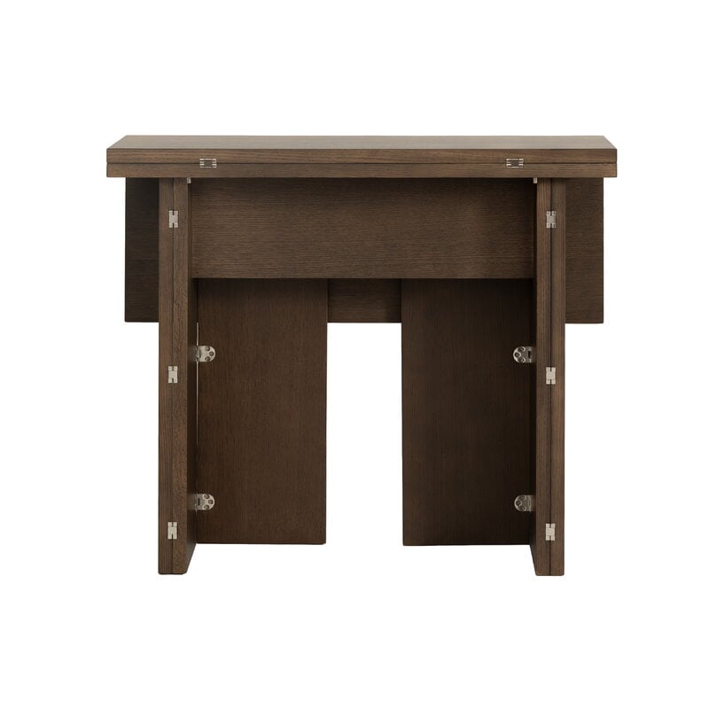 Design House Stockholm Flip table, XS, dark oak, view 3